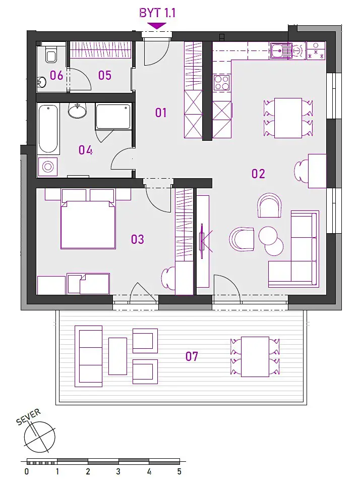 Prodej bytu 2+kk 74 m², Zašová, okres Vsetín