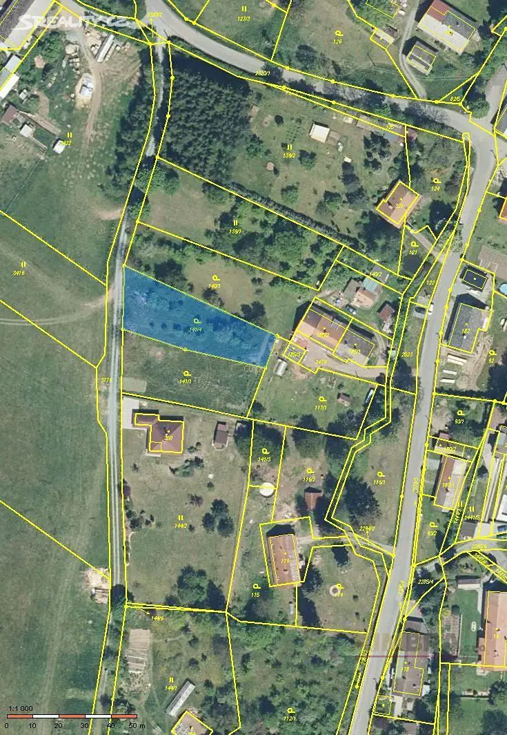 Prodej  stavebního pozemku 1 117 m², Lukavice, okres Rychnov nad Kněžnou