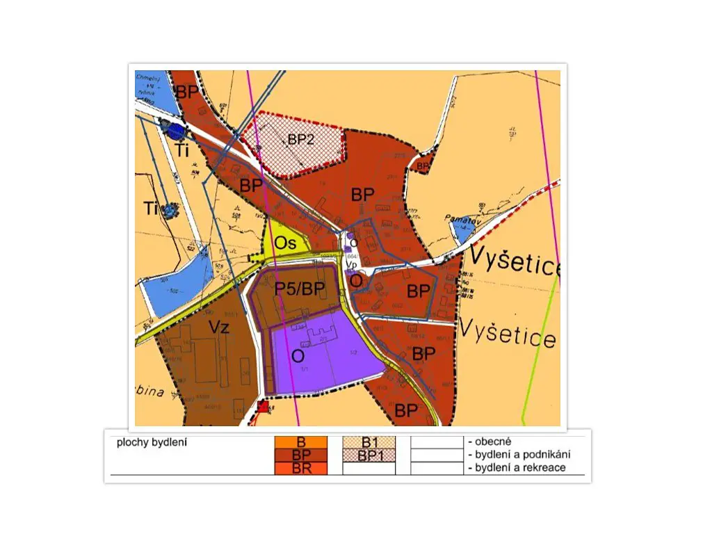 Prodej  stavebního pozemku 680 m², Šebířov - Vyšetice, okres Tábor