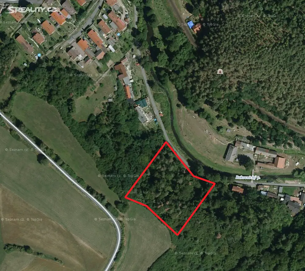 Prodej  lesa 156 m², Pavlíkov - Chlum, okres Rakovník