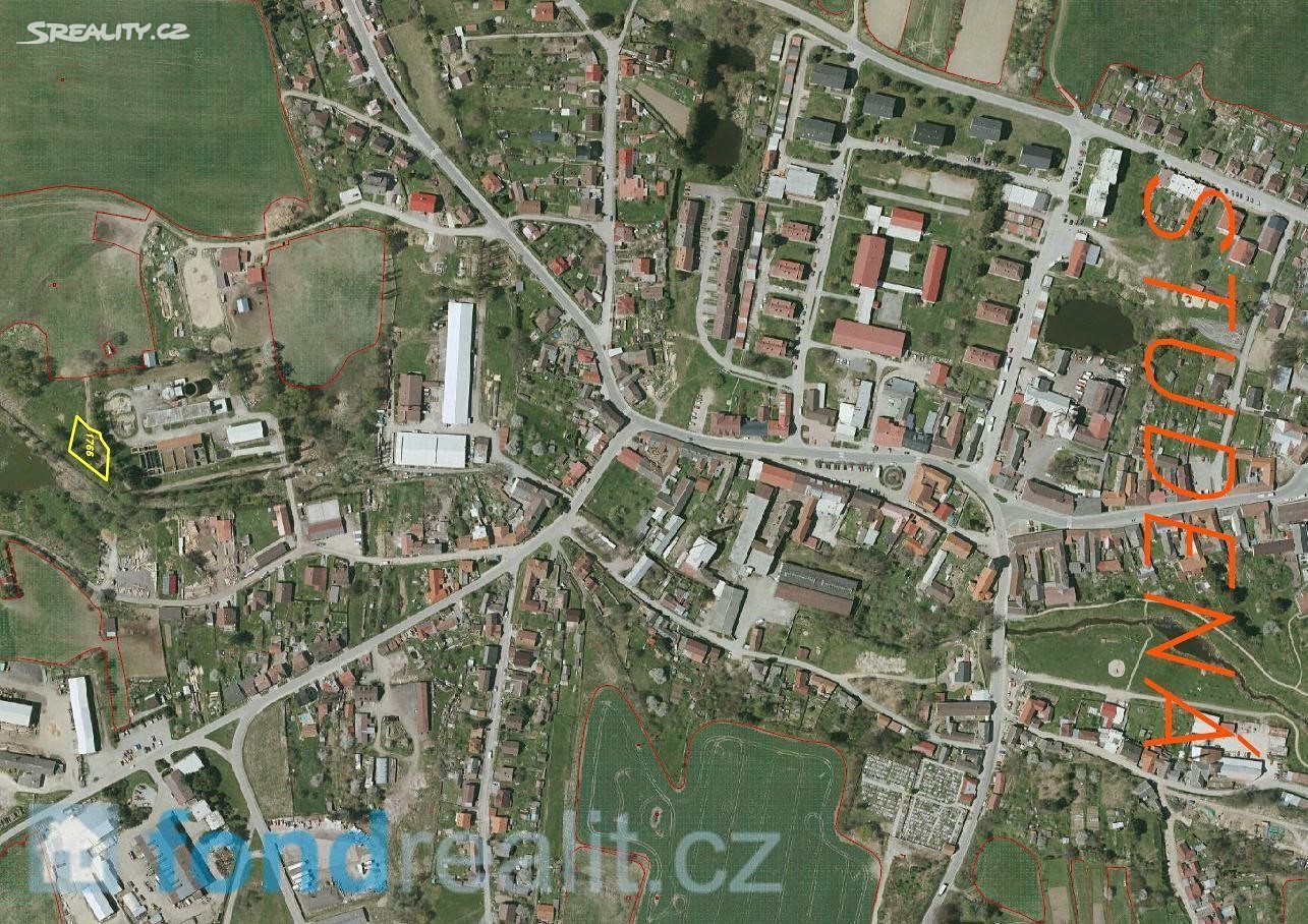 Prodej  pozemku 841 m², Studená, okres Jindřichův Hradec