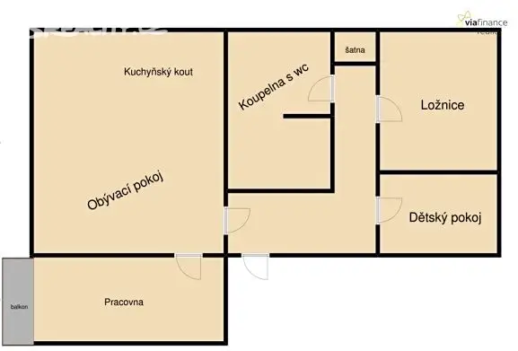 Pronájem bytu 4+kk 90 m², Pohránovská, Pardubice - Ohrazenice