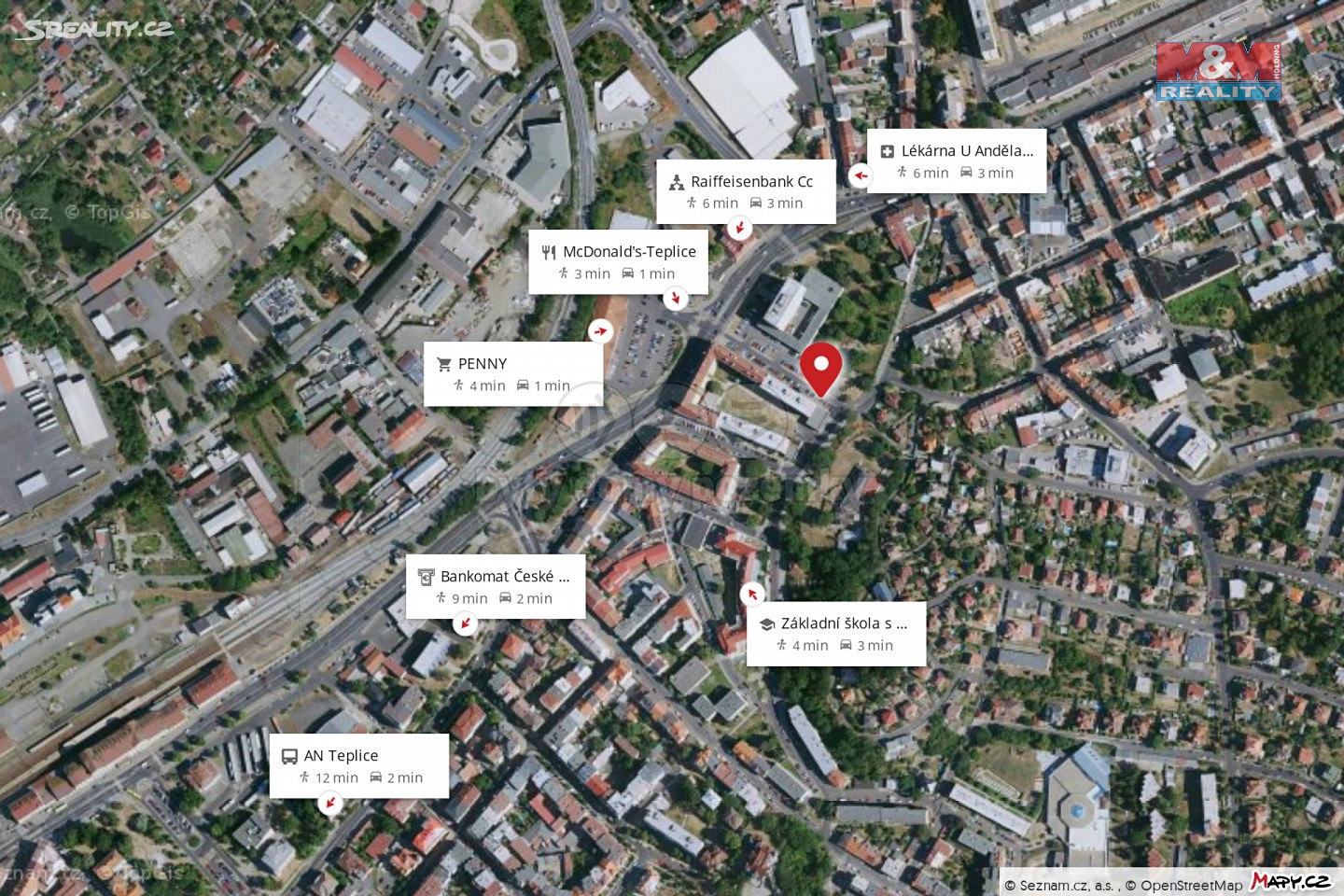 Prodej bytu 2+1 58 m², U Vlastního krbu, Teplice - Trnovany