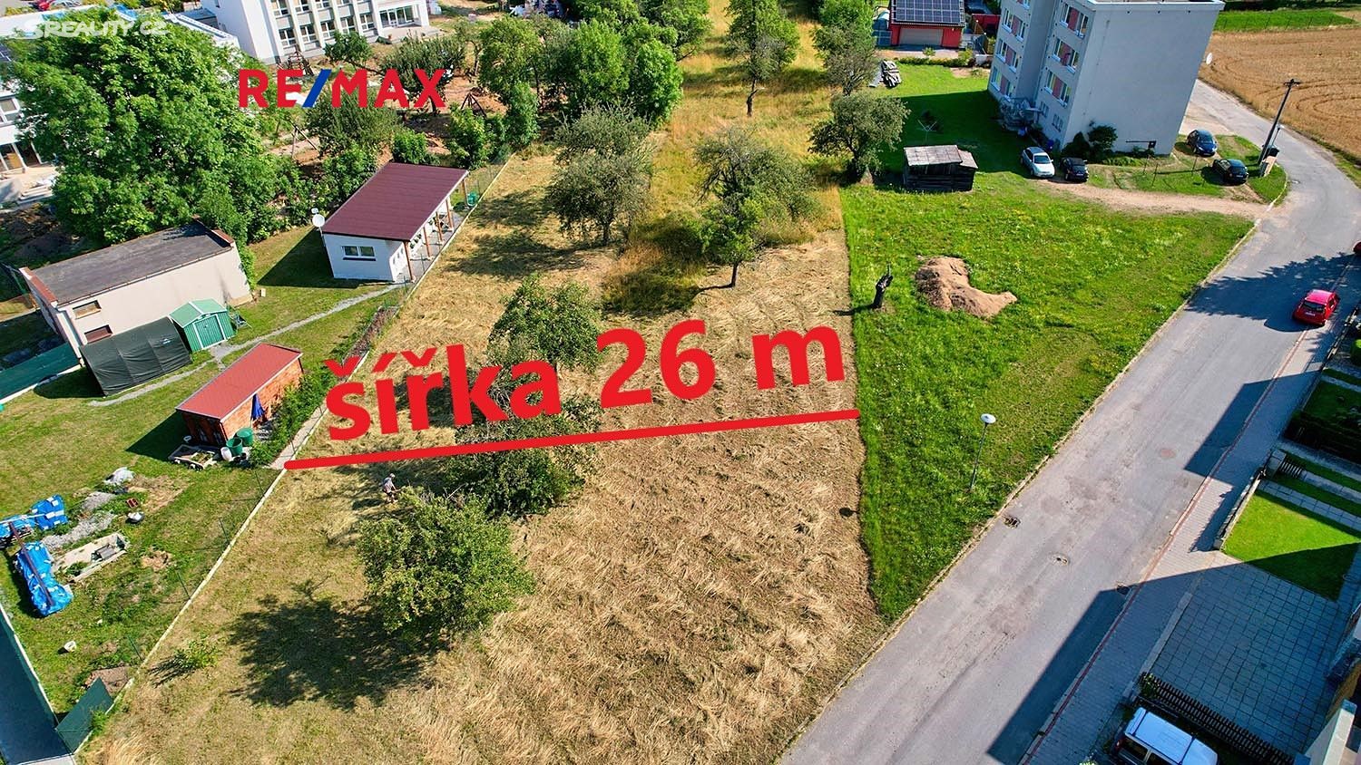 Prodej  stavebního pozemku 3 373 m², Budišov, okres Třebíč