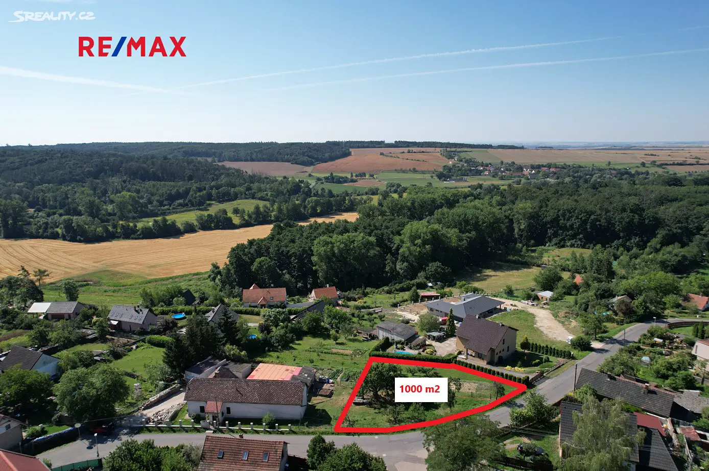 Prodej  stavebního pozemku 1 000 m², Košátky, okres Mladá Boleslav