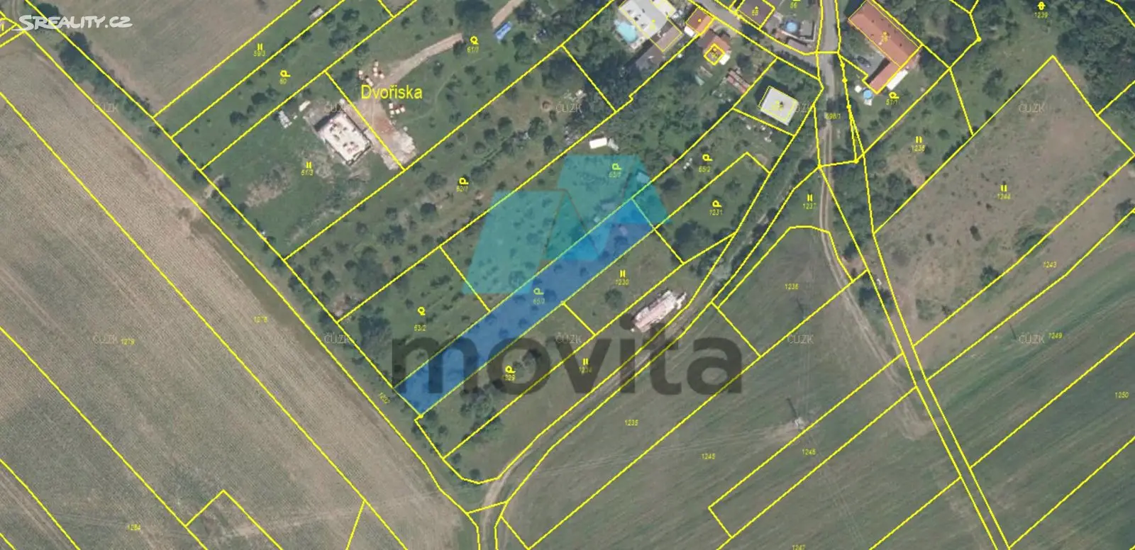 Prodej  stavebního pozemku 1 106 m², Lešná - Vysoká, okres Vsetín