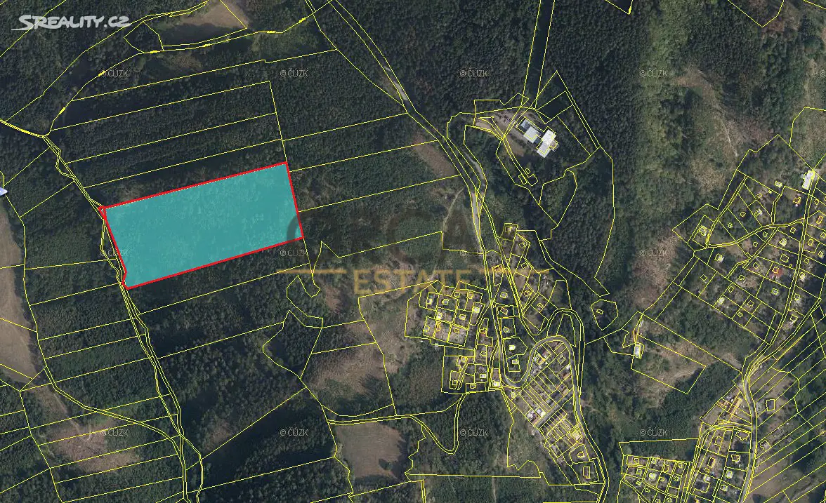 Prodej  lesa 41 395 m², Nedvědice, okres Brno-venkov