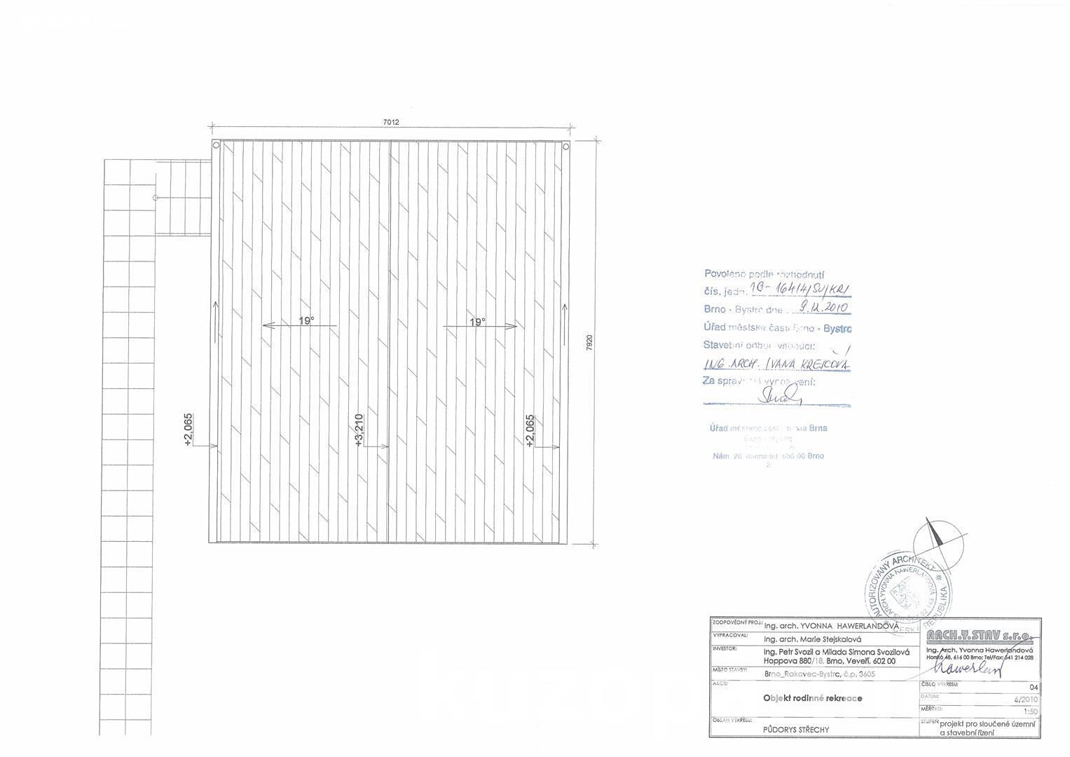 Prodej  chaty 44 m², pozemek 1 m², Brno - Bystrc, okres Brno-město