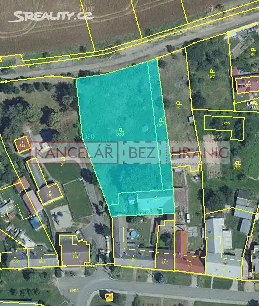 Prodej  stavebního pozemku 3 122 m², Bělov, okres Zlín