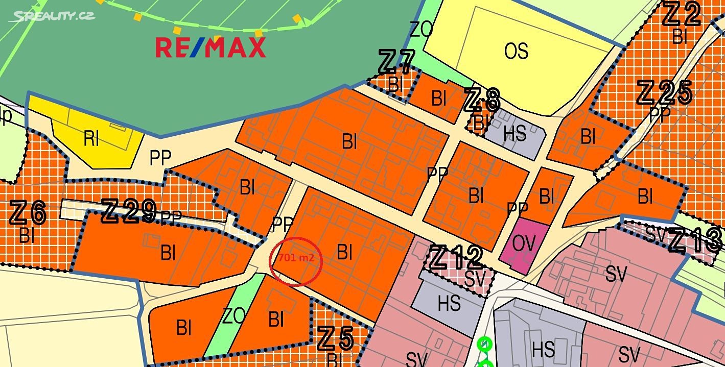 Prodej  stavebního pozemku 701 m², Tavíkovice, okres Znojmo