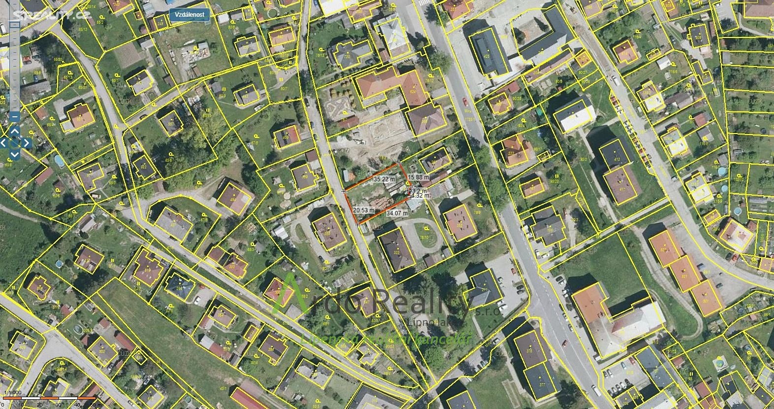 Prodej  stavebního pozemku 720 m², Lesní, Vyšší Brod