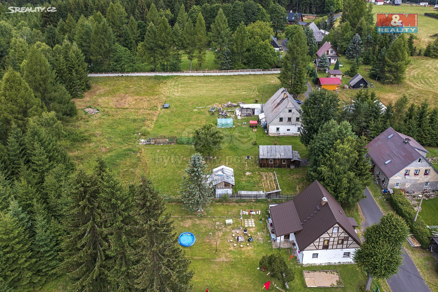 Prodej  stavebního pozemku 904 m², Kalek - Jindřichova Ves, okres Chomutov