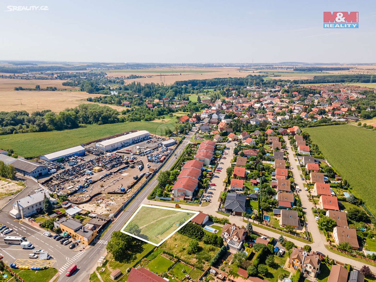 Prodej  stavebního pozemku 1 153 m², Mratín, okres Praha-východ