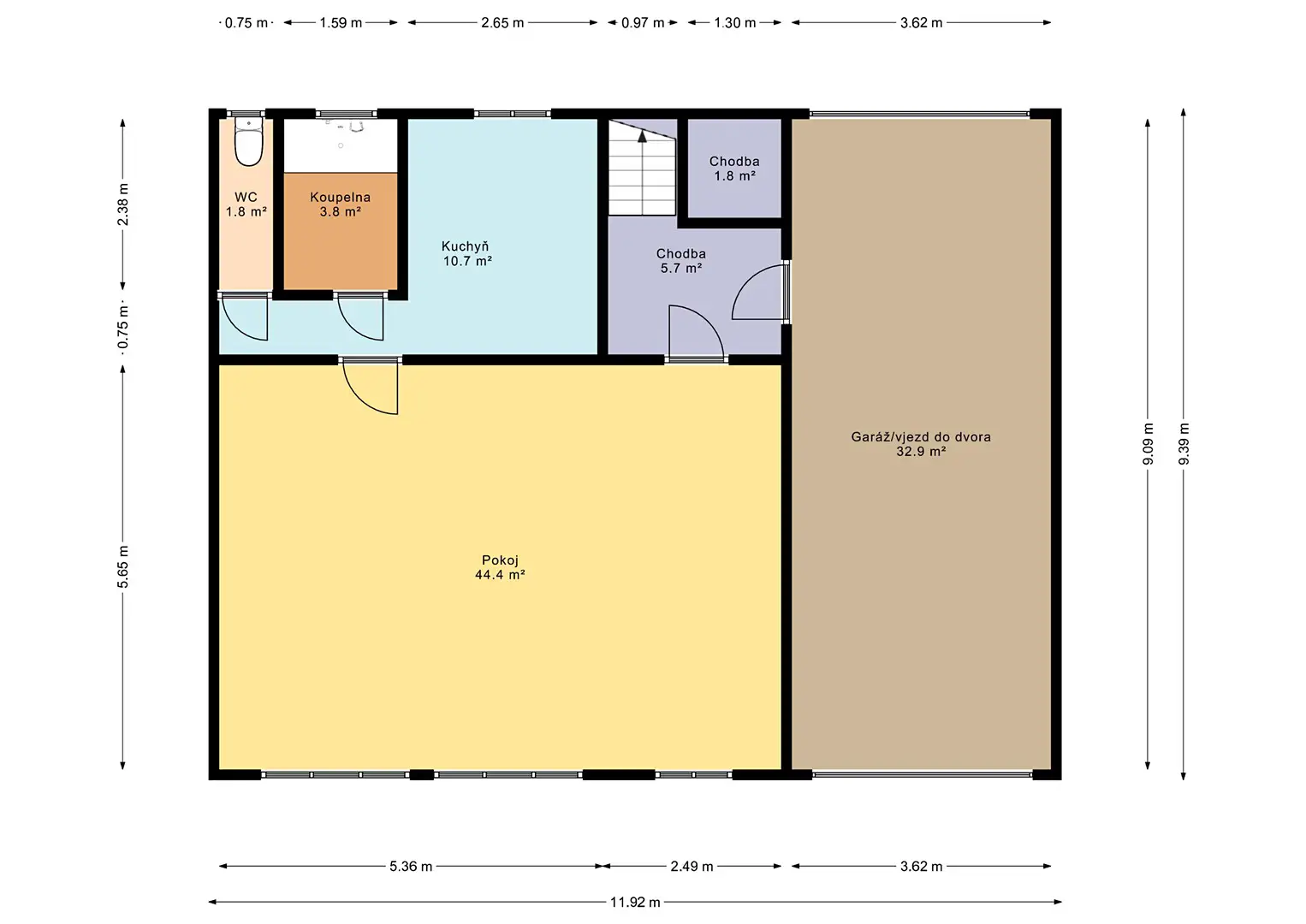 Prodej  rodinného domu 130 m², pozemek 540 m², Zámostí, Radnice