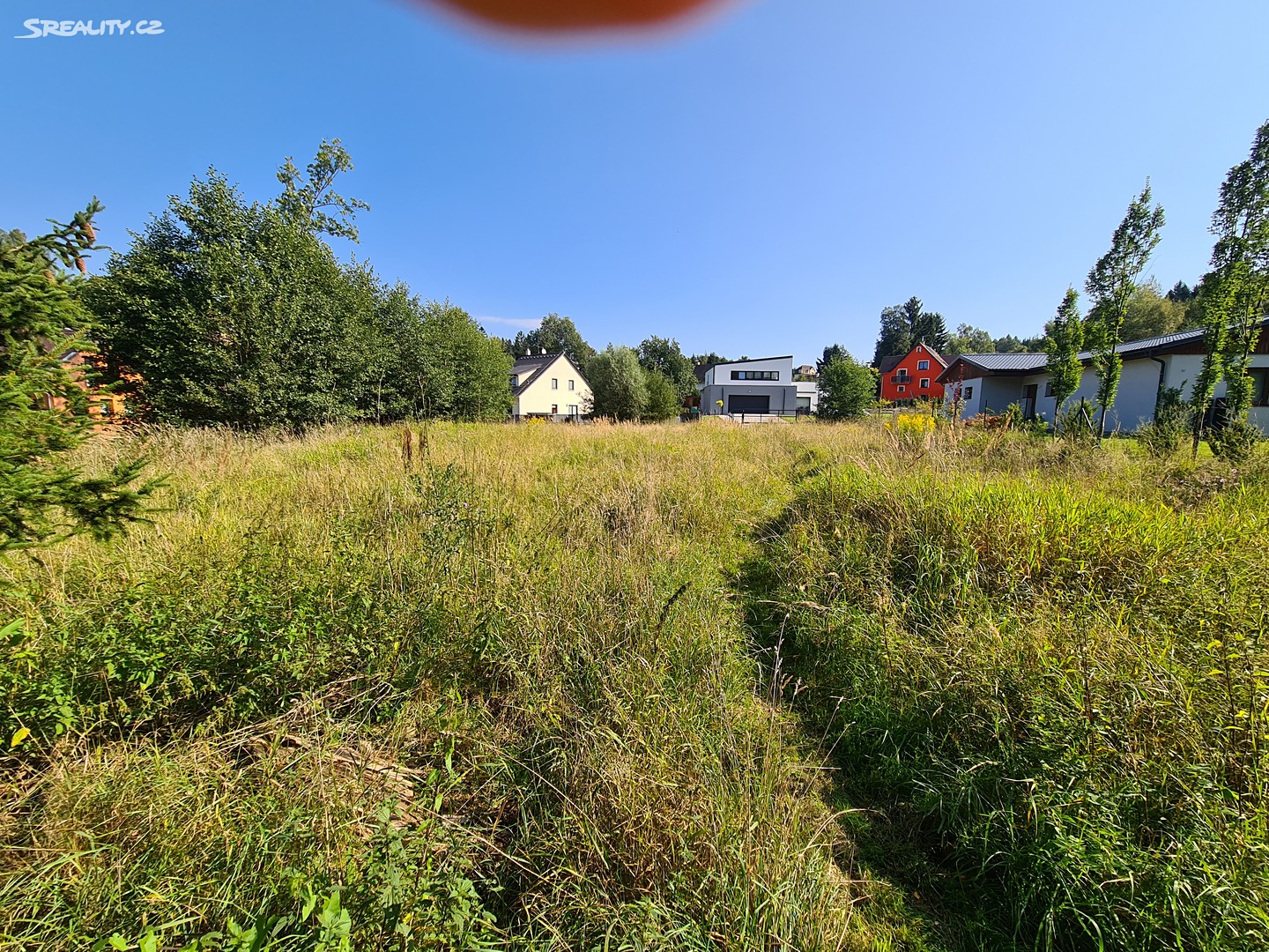 Prodej  stavebního pozemku 1 408 m², Malinová, Jablonec nad Nisou - Kokonín