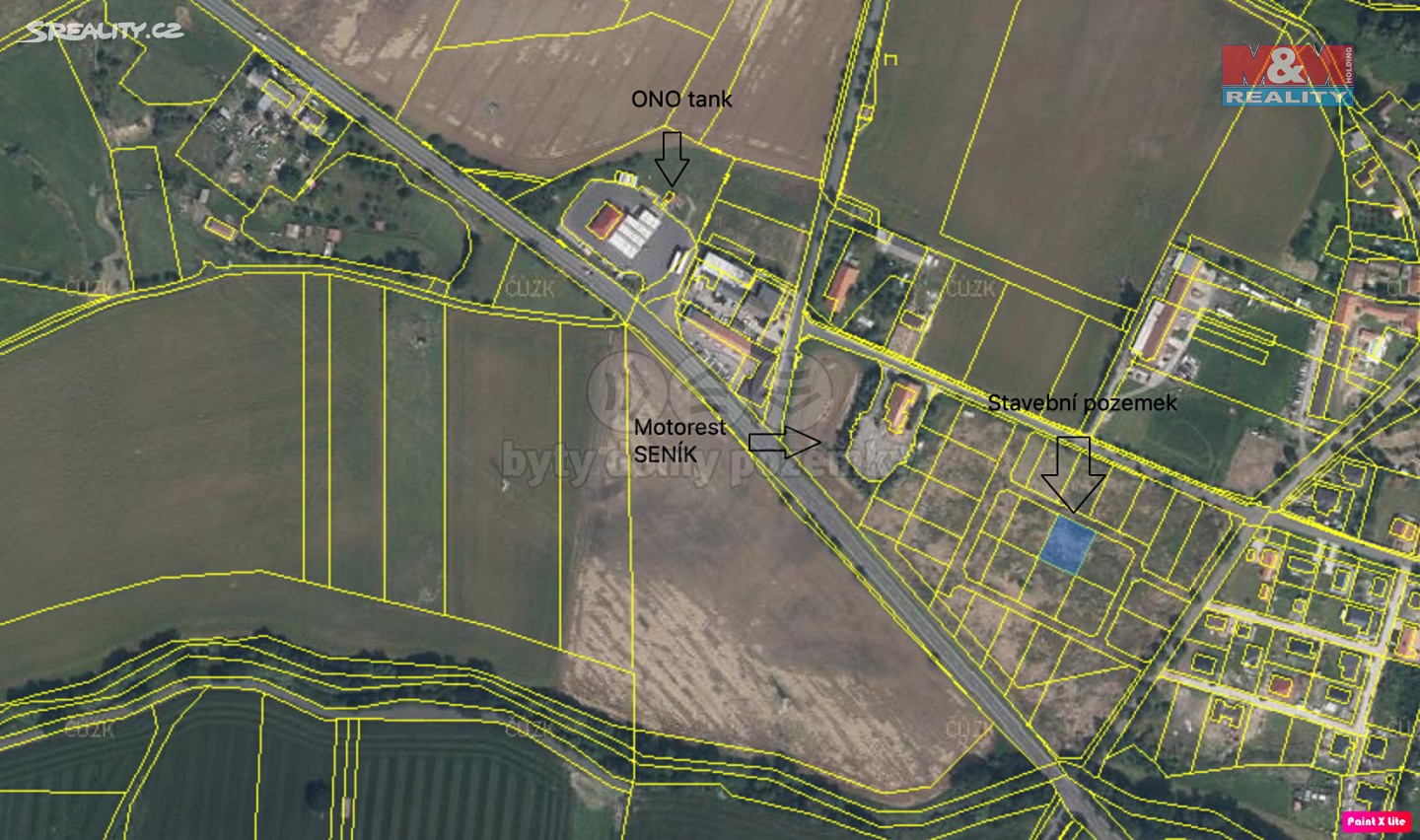 Prodej  stavebního pozemku 851 m², Nezabylice, okres Chomutov