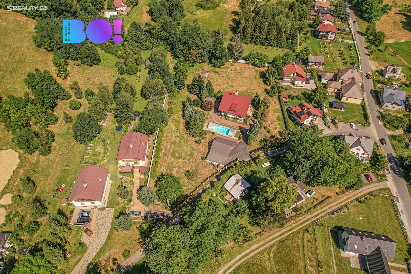 Prodej  stavebního pozemku 2 361 m², Řeka, okres Frýdek-Místek