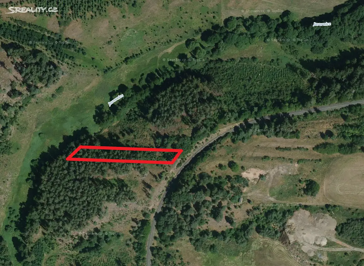 Prodej  lesa 1 980 m², Čistá, okres Rakovník
