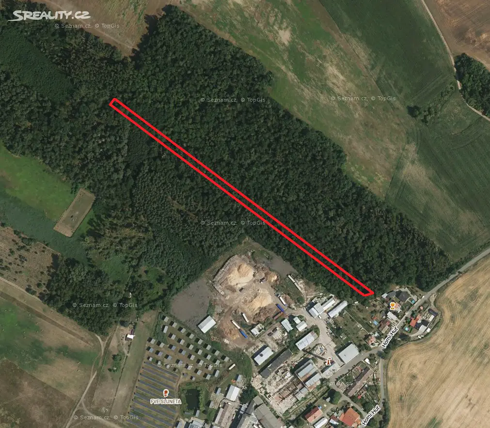 Prodej  lesa 2 489 m², Dubňany, okres Hodonín