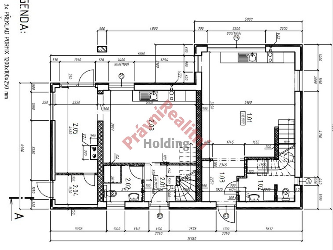 Prodej  rodinného domu 95 m², pozemek 530 m², Rozhovice, okres Chrudim