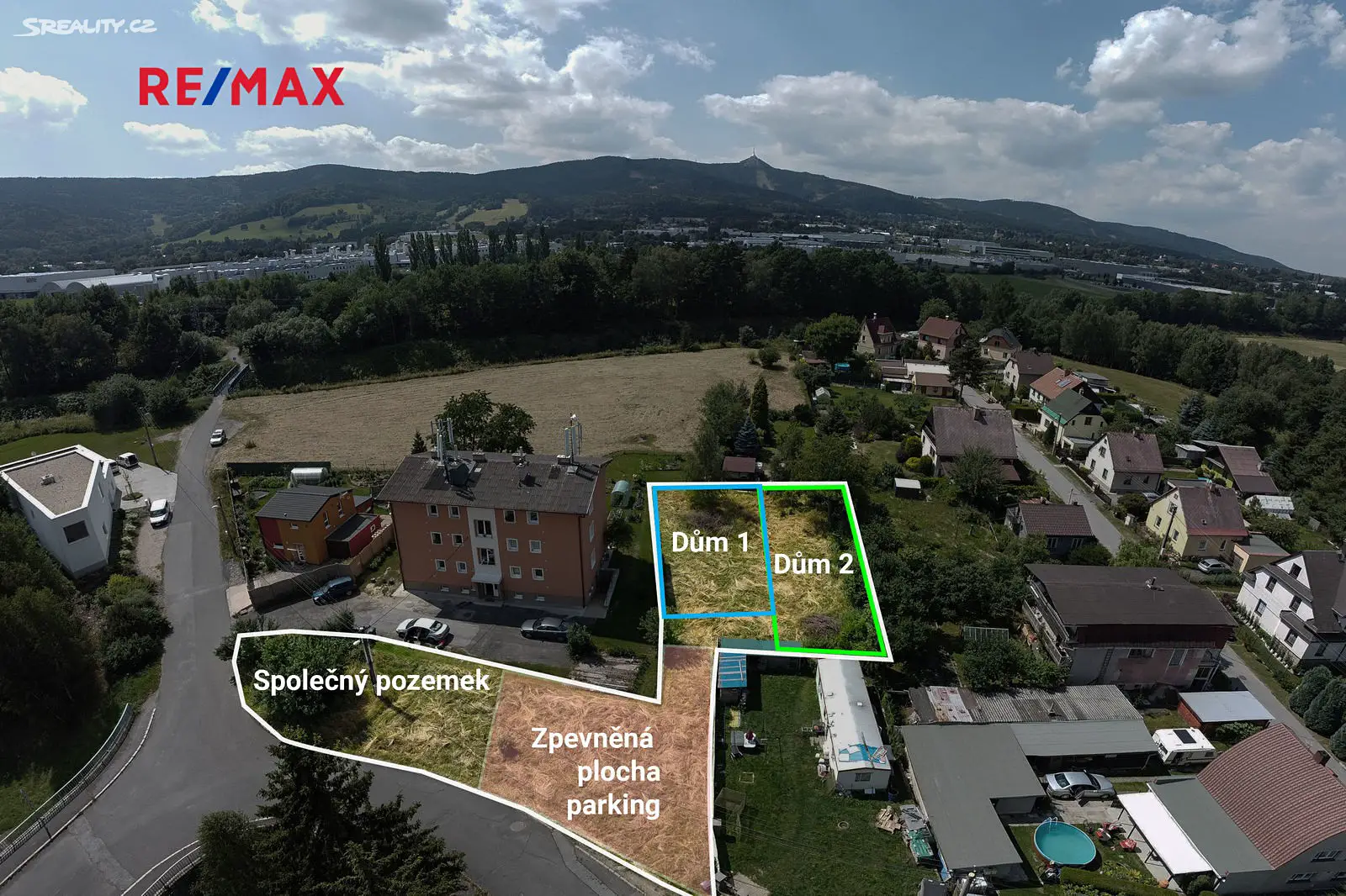 Prodej  stavebního pozemku 892 m², U Dráhy, Liberec - Liberec XXIII-Doubí
