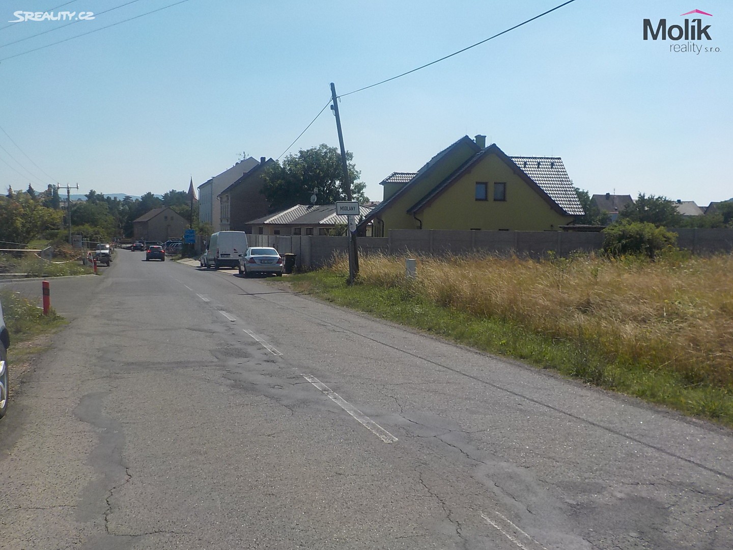 Prodej  stavebního pozemku 1 059 m², Modlany, okres Teplice