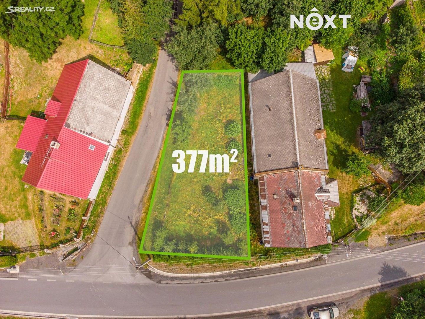Prodej  stavebního pozemku 377 m², Rýmařov - Jamartice, okres Bruntál