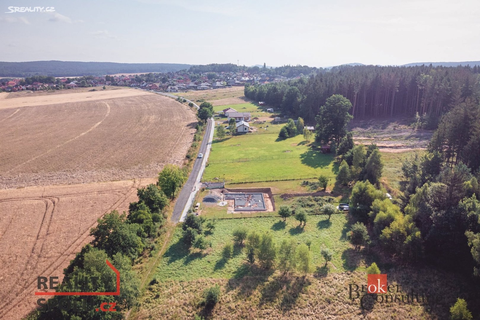 Prodej  stavebního pozemku 1 700 m², Tymákov, okres Plzeň-město