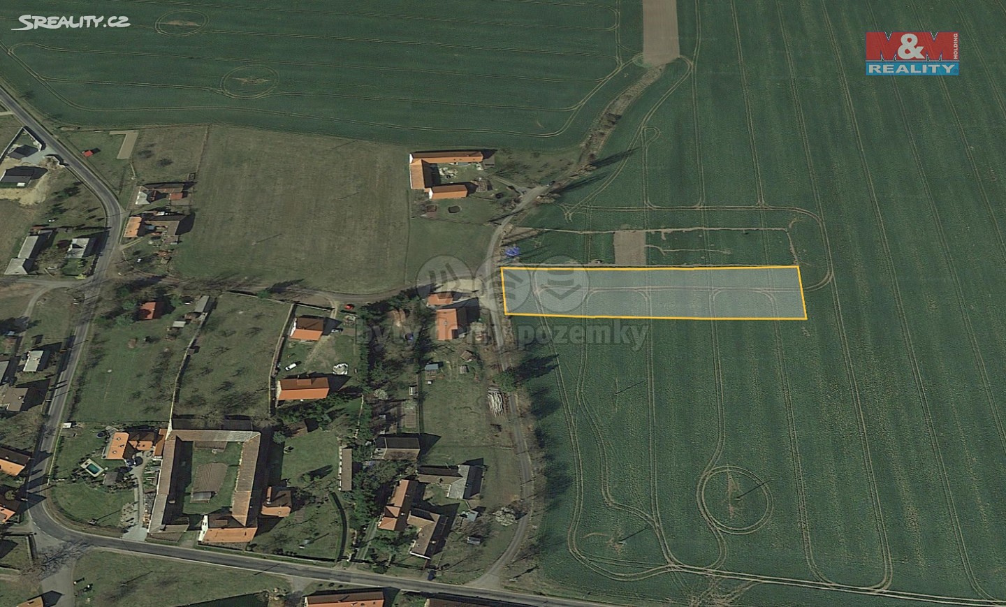 Prodej  stavebního pozemku 2 900 m², Záhoří - Třešně, okres Písek
