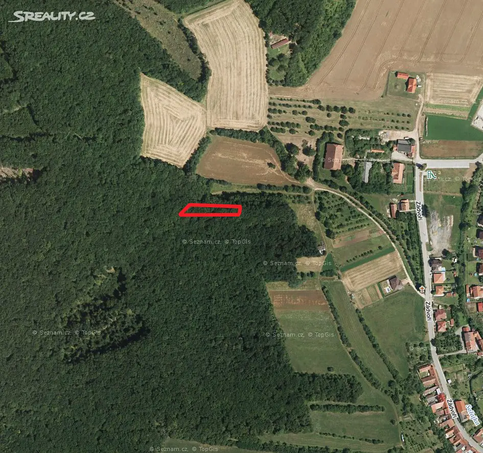 Prodej  lesa 474 m², Dambořice, okres Hodonín