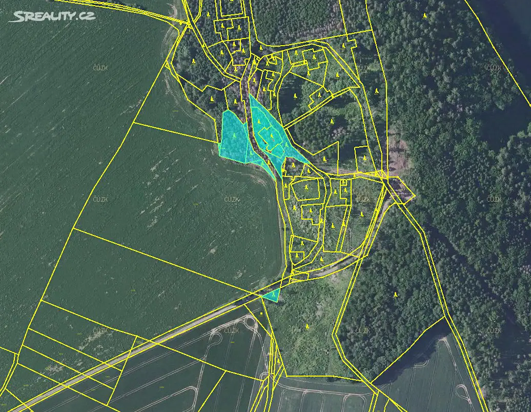 Prodej  lesa 1 544 m², Dolní Kralovice - Libčice, okres Benešov