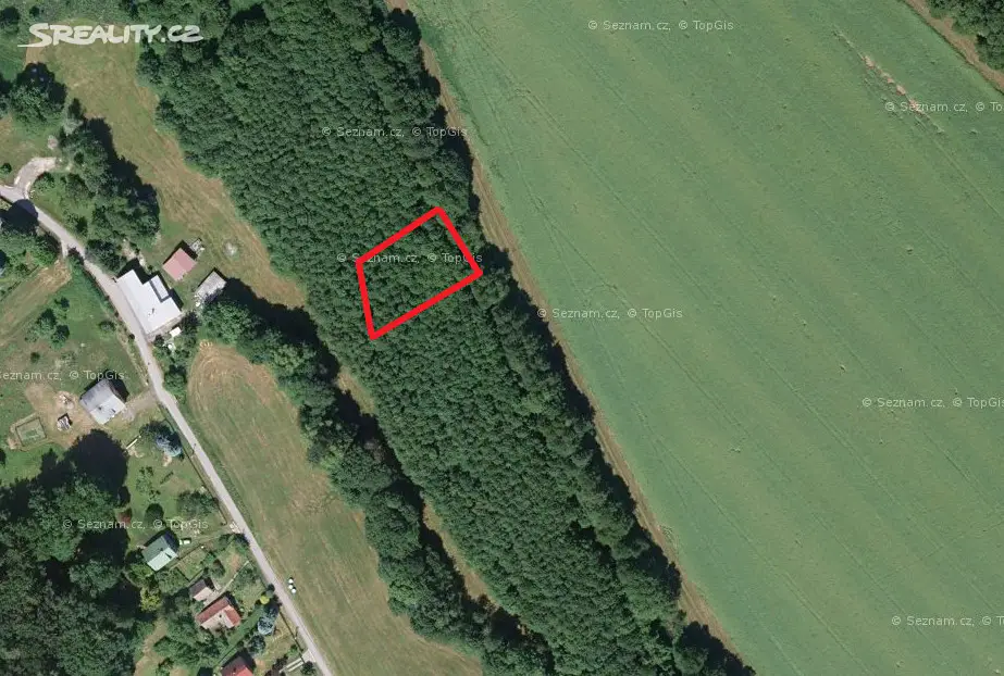 Prodej  lesa 900 m², Hrubá Skála, okres Semily