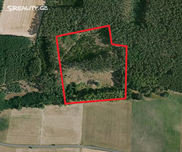 Prodej  lesa 6 808 m², Oleško, okres Litoměřice