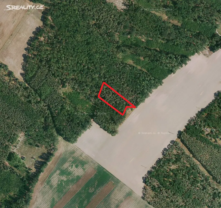 Prodej  lesa 2 202 m², Záluží, okres Litoměřice