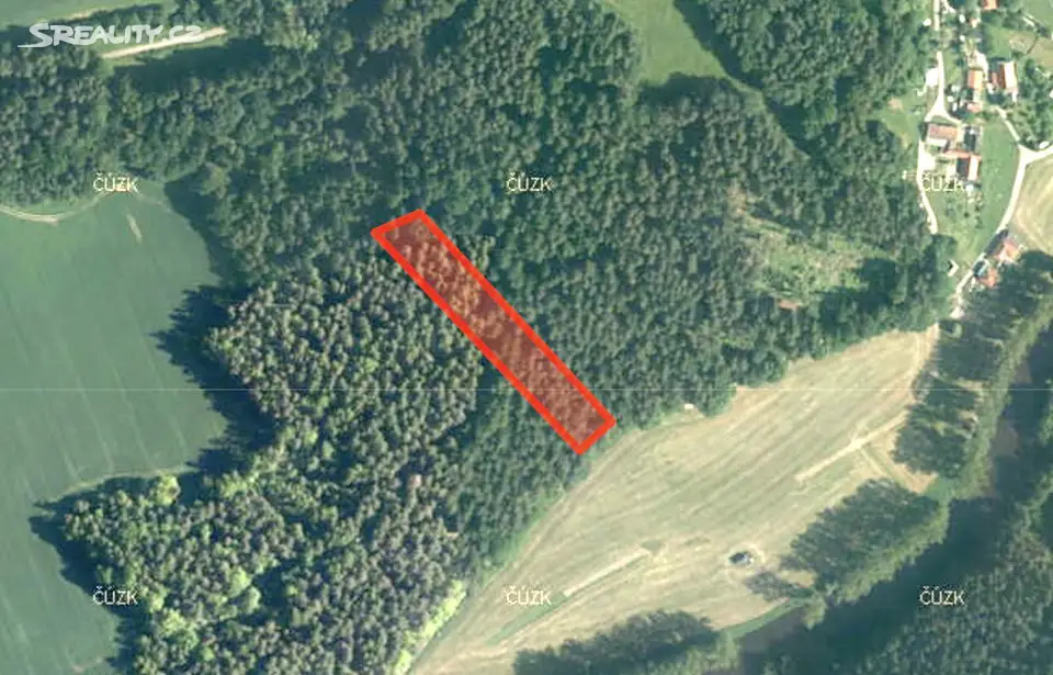 Prodej  lesa 19 889 m², Zlatá Koruna, okres Český Krumlov