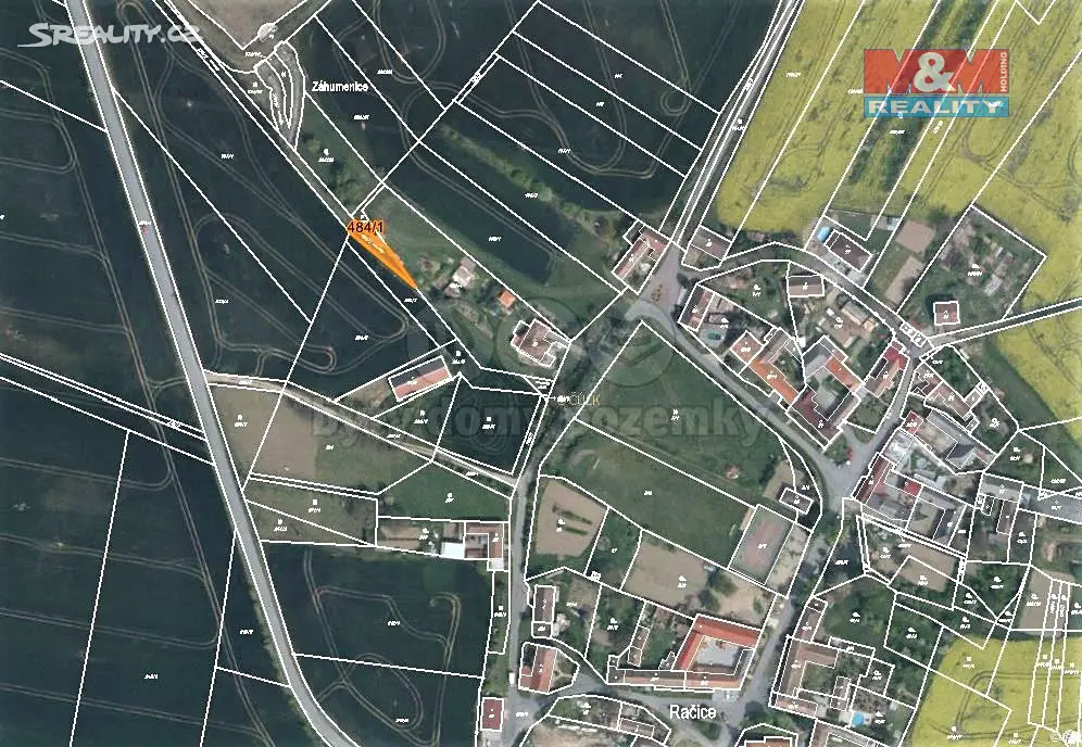 Prodej  pozemku 191 m², Račice, okres Třebíč