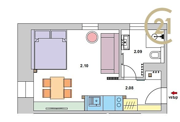 Pronájem bytu 1+kk 26 m², Bedřichov, okres Jablonec nad Nisou