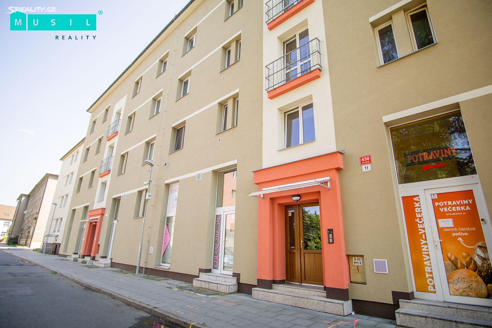 Pronájem bytu 2+1 54 m², Myslbekova, Olomouc - Nové Sady