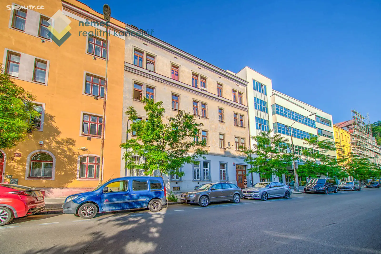 Pronájem bytu 2+1 53 m², Šaldova, Praha 8 - Karlín