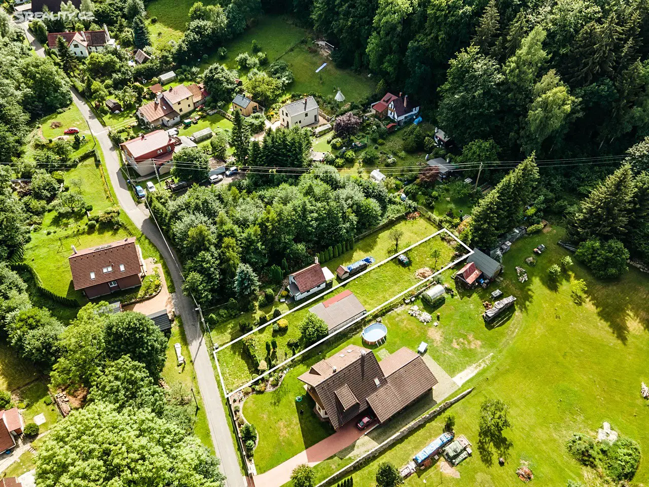 Pronájem  zahrady 686 m², Křižanská, Liberec - Liberec XXII-Horní Suchá