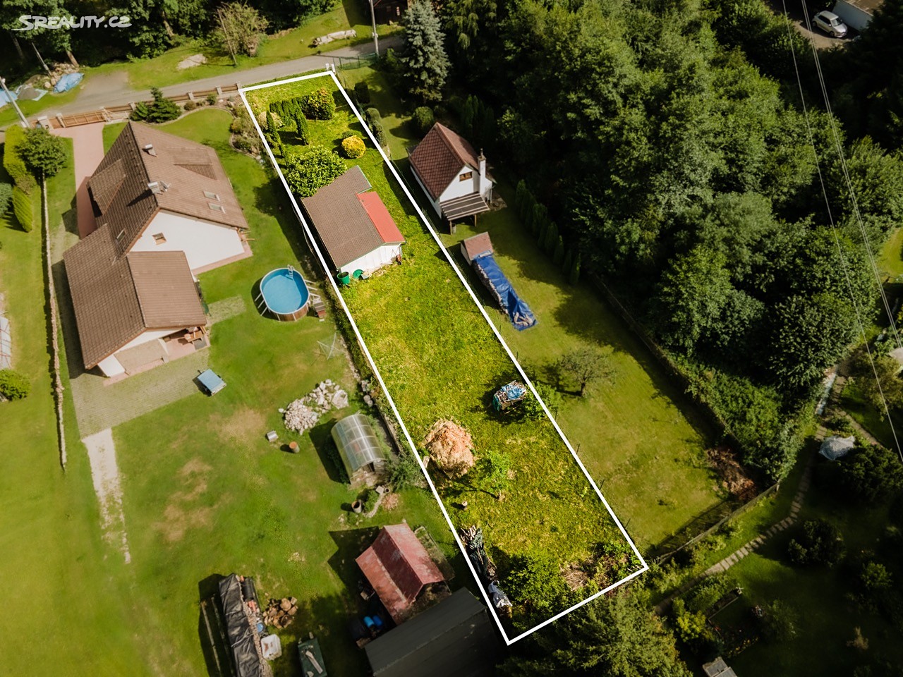 Pronájem  zahrady 686 m², Křižanská, Liberec - Liberec XXII-Horní Suchá