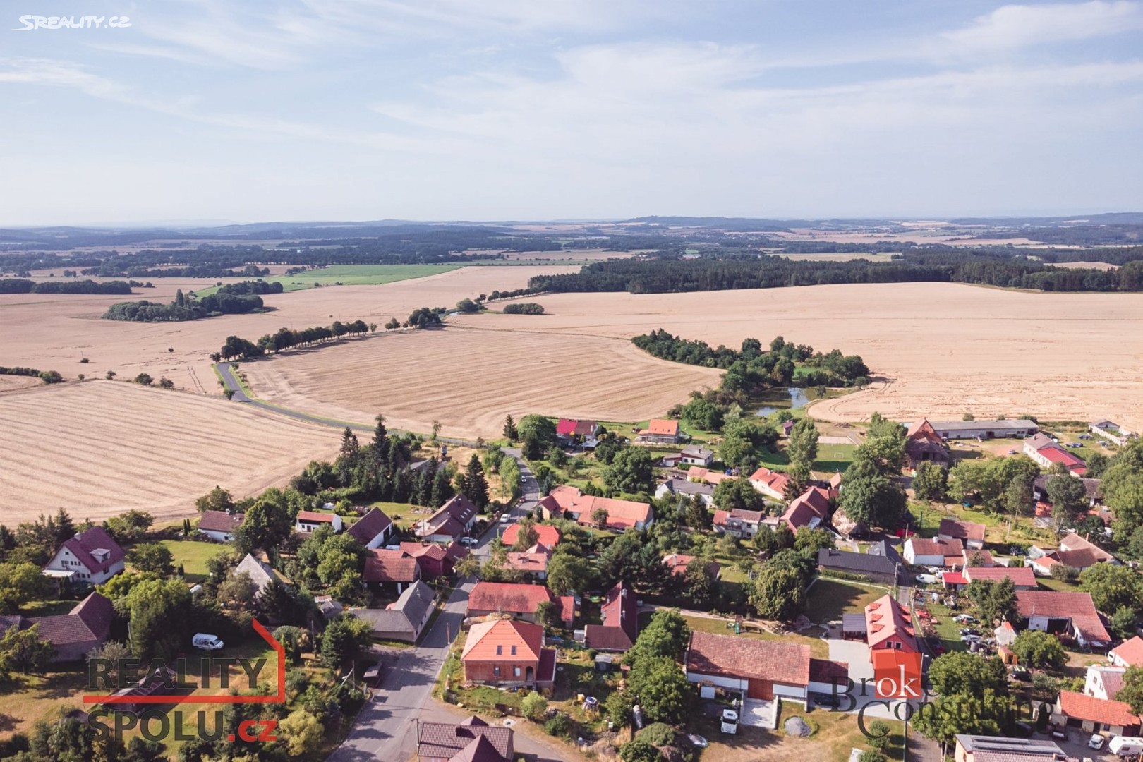 Prodej  stavebního pozemku 1 519 m², Modřovice, okres Příbram