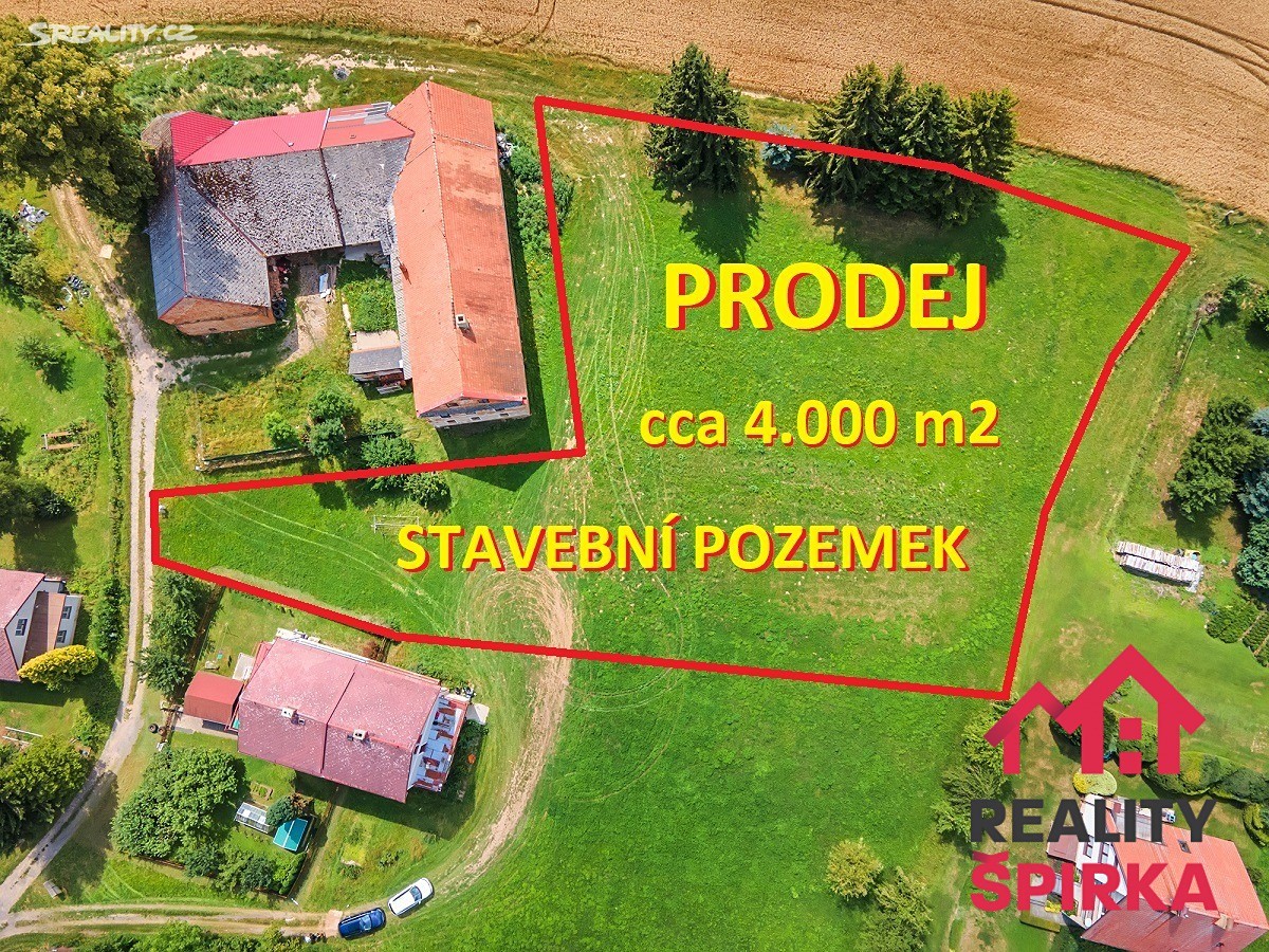 Prodej  stavebního pozemku 4 000 m², Žichlínek, okres Ústí nad Orlicí