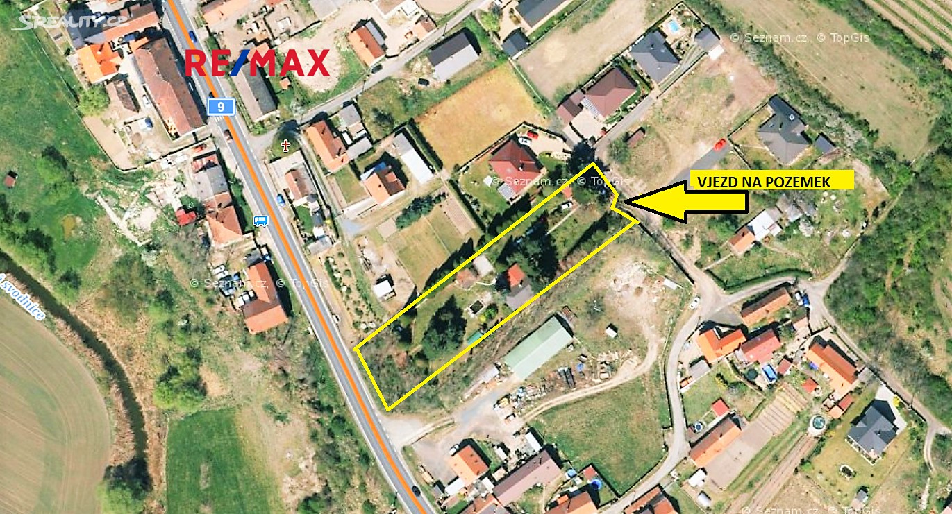 Prodej  stavebního pozemku 3 312 m², Kly - Dolní Vinice, okres Mělník