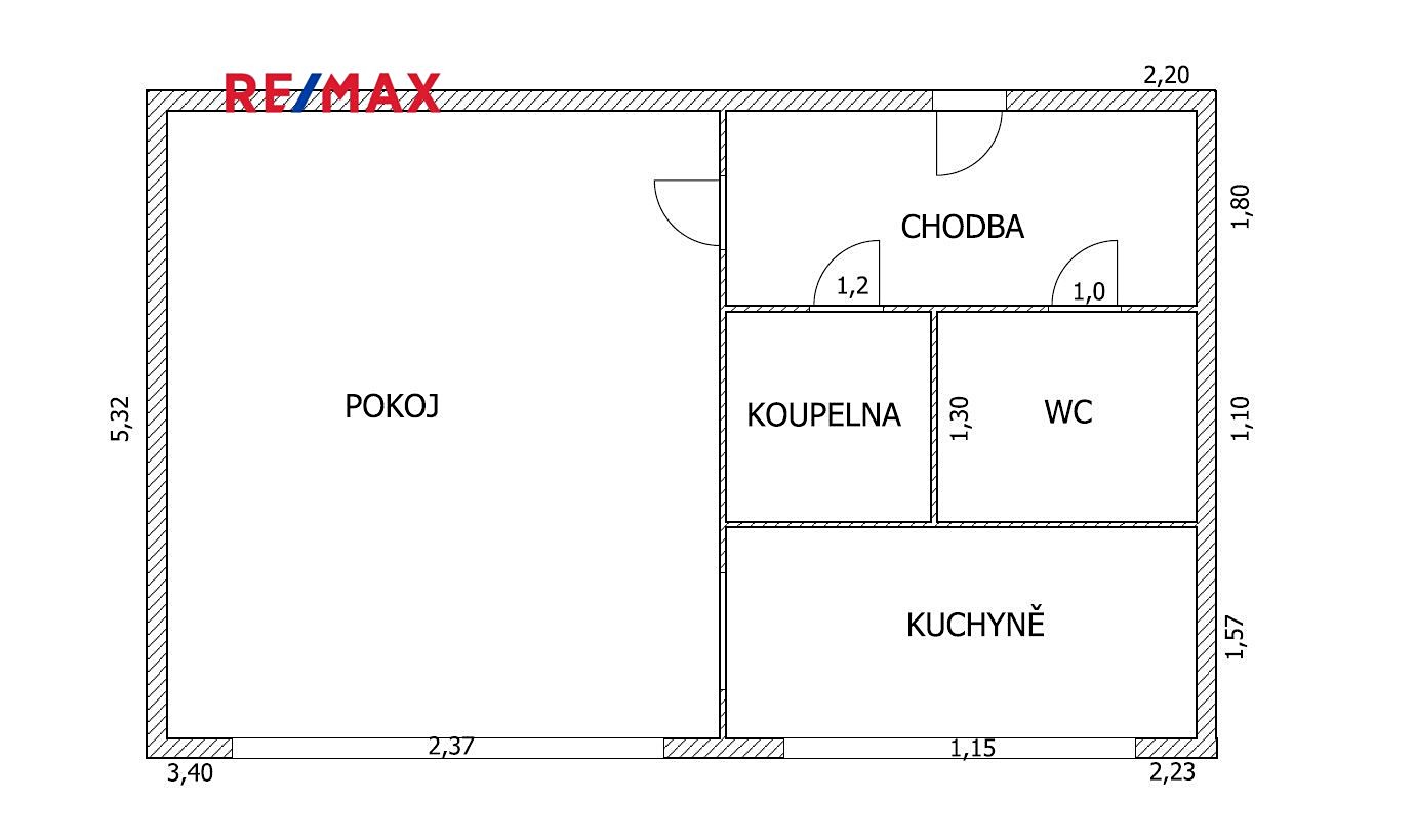 Prodej bytu 1+1 28 m², Bachova, Praha 4 - Chodov