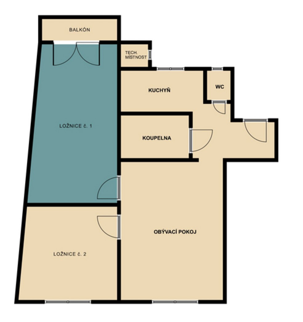 Prodej bytu 3+1 67 m², Závodu míru, Karlovy Vary - Stará Role