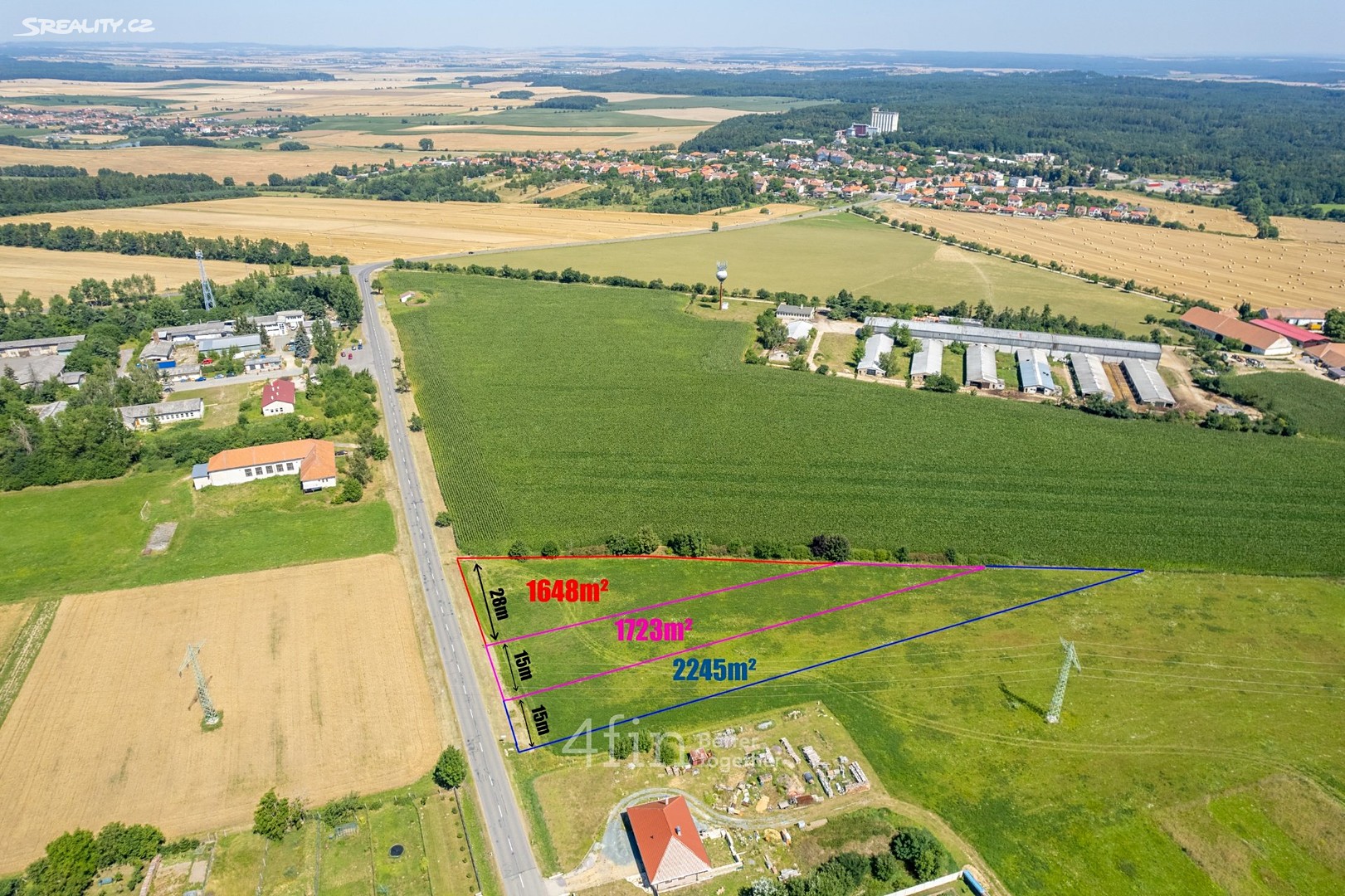 Prodej  stavebního pozemku 1 648 m², Šumná, okres Znojmo