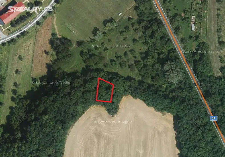 Prodej  lesa 556 m², Nížkovice, okres Vyškov