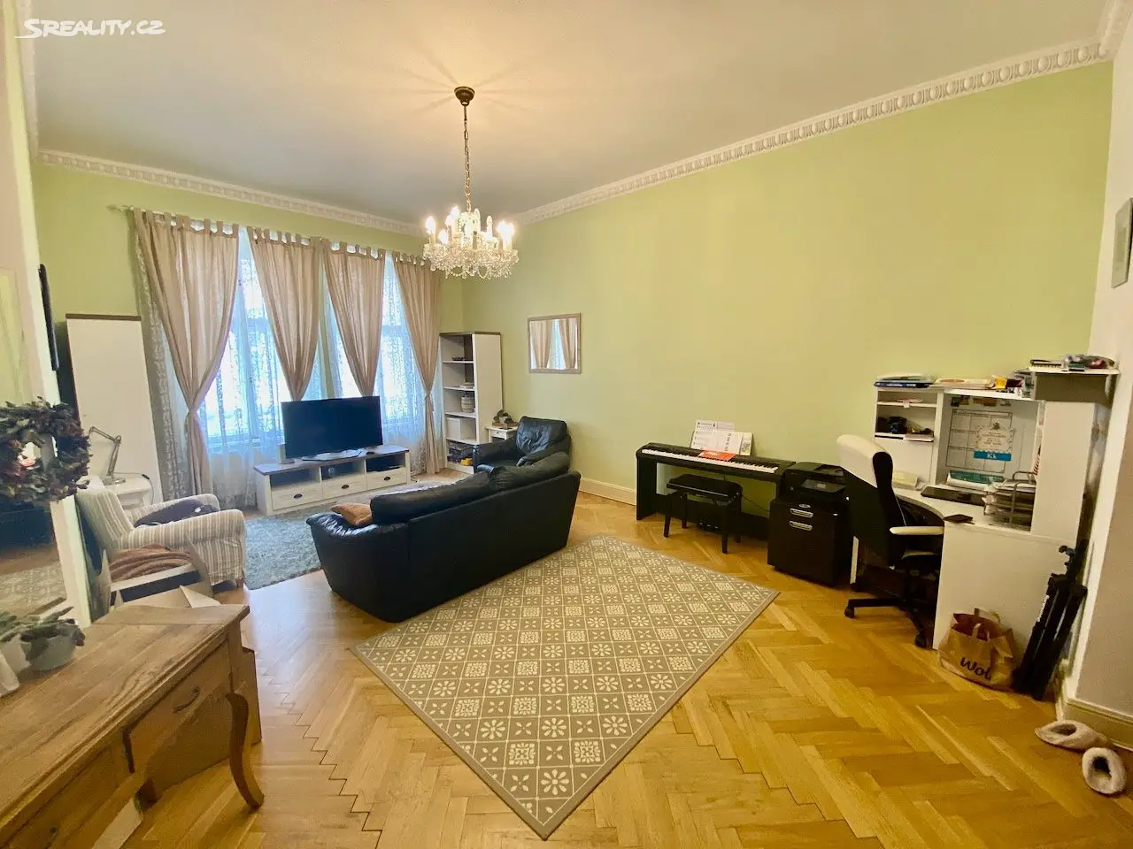 Pronájem bytu 4+1 122 m², Malátova, Praha 5 - Smíchov