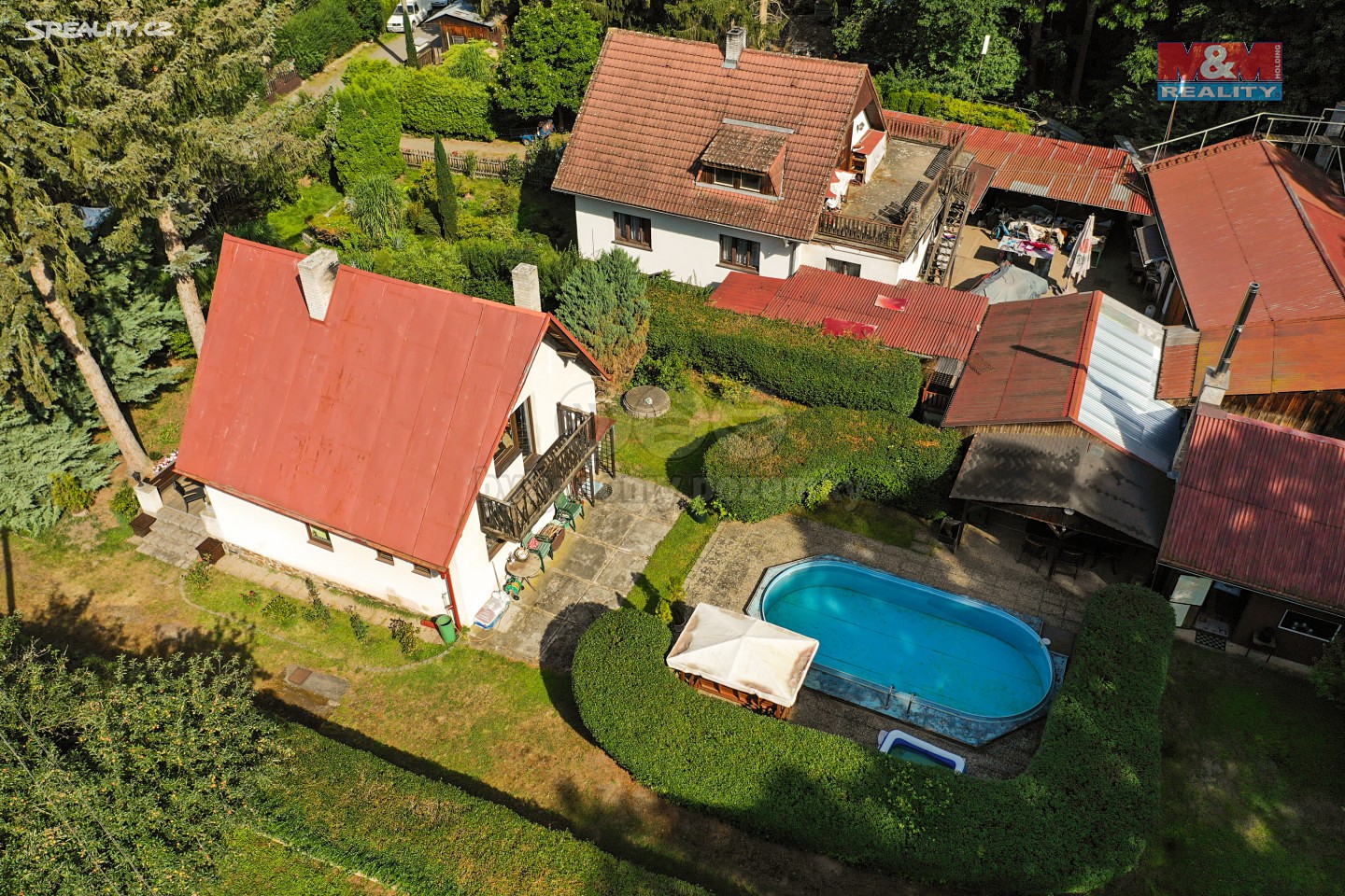 Prodej  chaty 90 m², pozemek 1 035 m², Oseček, okres Nymburk